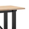vidaXL Table basse cadre en O 160x40x45 cm bois de pin massif et acier