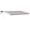 vidaXL Store r&eacute;tractable manuel avec LEDs 3,5 x 2,5 m