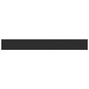 vidaXL Appui de fen&ecirc;tre Noir avec grain de bois 80 x 10 x 4,5 cm PVC