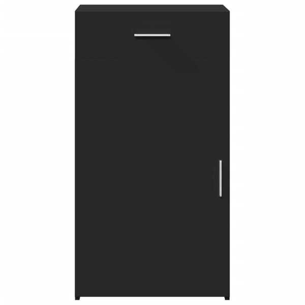 vidaXL Buffet noir 50x42,5x93 cm bois d'ing&eacute;nierie