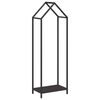 vidaXL Portant de bois chauffage noir 40x25x120 cm