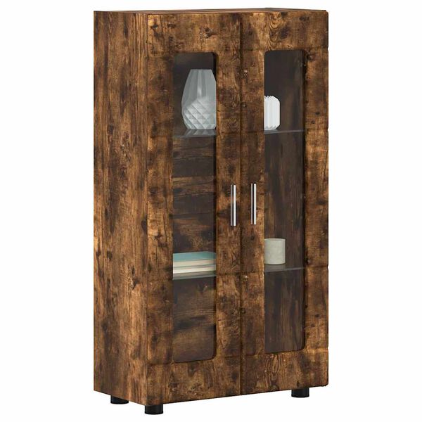 vidaXL Buffet FLORIN Ch&ecirc;ne fum&eacute; 55,5 x 29 x 103 cm Bois d'ing&eacute;nierie