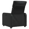vidaXL Fauteuil de massage inclinable Noir Similicuir
