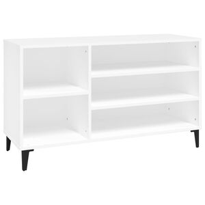 vidaXL Armoire &agrave; chaussures Blanc 102x36x60 cm Bois d'ing&eacute;nierie