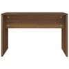 vidaXL Tabouret de toilette Chêne marron 70x35x45 cm Bois d'ingénierie