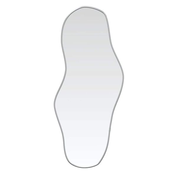 vidaXL Miroir mural Argent&eacute; 80x35 cm