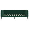 vidaXL Lit de repos sans matelas vert fonc&eacute; 80x200 cm velours