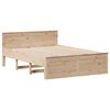 vidaXL Lit bibliothèque sans matelas 140x200 cm bois massif de pin