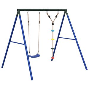 vidaXL Ensemble balan&ccedil;oire d'ext&eacute;rieur balan&ccedil;oire et corde &agrave; disques