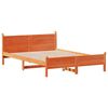 vidaXL Cadre de lit sans matelas cire marron 140x200cm bois pin massif
