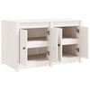 vidaXL Armoire de cuisine d'extérieur blanc bois de pin massif
