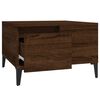 vidaXL Table basse chêne marron 55x55x36,5 cm bois d'ingénierie