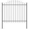 vidaXL Cl&ocirc;ture de jardin WOERDEN 7 pc 170 x 190 cm Gris