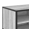 vidaXL Meuble TV sonoma gris 80x34,5x40 cm bois d'ing&eacute;nierie et m&eacute;tal