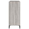 vidaXL Armoire &agrave; disques sonoma gris 84,5x38x89 cm bois d'ing&eacute;nierie
