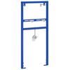 vidaXL Support mural pour syst&egrave;me de bassin Bleu 50 x 3 x 112 cm