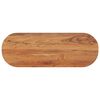 vidaXL Dessus de table 110x40x3,8 cm ovale bois massif d'acacia