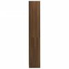vidaXL Biblioth&egrave;que 4 niveaux Ch&ecirc;ne marron 80x24x142cm Bois ing&eacute;nierie