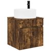 vidaXL Meuble de lavabo mural Ch&ecirc;ne fum&eacute; 49 x 44,5 x 65,5 cm