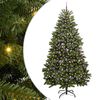 vidaXL Sapin de No&euml;l artificiel 240 cm 300 LED Blanc chaud Vert