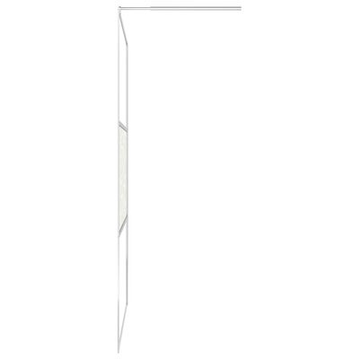 vidaXL Paroi de douche à l'italienne à verre ESG pierre 115x195 cm