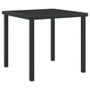 vidaXL Ensemble de salle &agrave; manger pour jardin 3 pcs Noir polyrotin