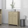 vidaXL Armoire de salle de bain ch&ecirc;ne sonoma bois d&rsquo;ing&eacute;nierie