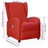 vidaXL Fauteuil de massage &eacute;lectrique &agrave; oreilles Rouge bordeaux