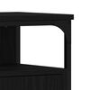 vidaXL Armoire lavabo de salle de bain ch&ecirc;ne noir 60x30x60 cm