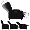 vidaXL Fauteuil inclinable &eacute;lectrique Noir Tissu