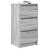 vidaXL Buffet sonoma gris 37,5x35x76 cm bois d'ing&eacute;nierie