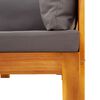 vidaXL Salon de jardin avec coussins 6 pcs bois d'acacia solide