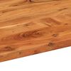 vidaXL Dessus de table 110x40x3,8 cm ovale bois massif d'acacia