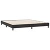 vidaXL Sommier &agrave; lattes de lit sans matelas noir 180x220 cm velours