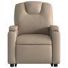 vidaXL Fauteuil inclinable Cappuccino Similicuir