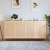 vidaXL Portes d'armoire &agrave; persiennes 4 pcs 99,3x59,4 cm pin massif