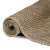 vidaXL Tapis Gris 60 x 110 cm Jute