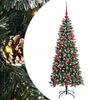 vidaXL Sapin de No&euml;l artificiel Vert 150 cm PVC, plastique et acier