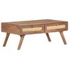 vidaXL Table basse 100x60x40 cm Bois de manguier massif