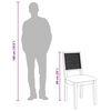 vidaXL Chaises à manger coussins 2 pcs bois massif caoutchouc