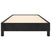 vidaXL Cadre de lit sans matelas noir 100x200 cm velours