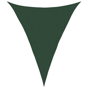 vidaXL Voile d'ombrage 160 g/m&sup2; Vert fonc&eacute; 5x7x7 m PEHD