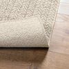 vidaXL Tapis ZIZUR cr&egrave;me 60x110 cm aspect de jute int&eacute;rieur ext&eacute;rieur