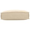 vidaXL Coussin Beige 50 x 40 x 12 cm Tissu Oxford