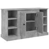 vidaXL Buffet Gris b&eacute;ton 100x35,5x60 cm Bois d'ing&eacute;nierie