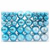 vidaXL Boules de No&euml;l 100 pcs turquoise &Oslash;3/4/6 cm