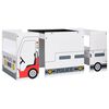 vidaXL Table et chaises enfant 3 pcs Design de v&eacute;hicule de police MDF
