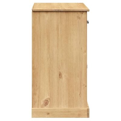 vidaXL Buffet avec tiroirs VIGO 113x40x75 cm bois massif de pin