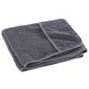 vidaXL Serviettes de plage 2 pcs anthracite 75x200 cm tissu 400 GSM