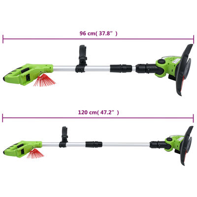 vidaXL Set d'outils électriques jardin sans fil 4pcs chargeur/batterie